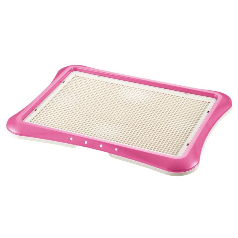 Richell Pee Tray With Mesh Wide (64W x 48D x 4H cm) - Pink
