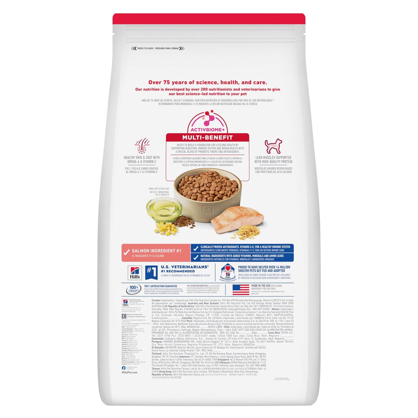 Hill Science Diet Adult Salmon & Brown Rice 33 LBS