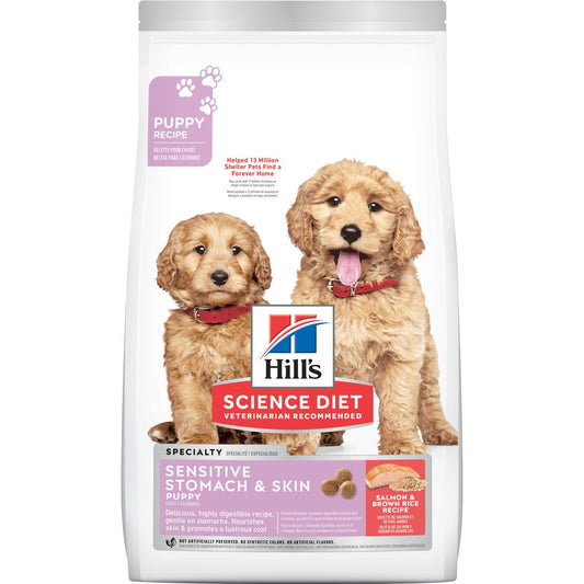 Hill Science Diet Puppy Sensitive Stomach & Skin Salmon Brown Rice