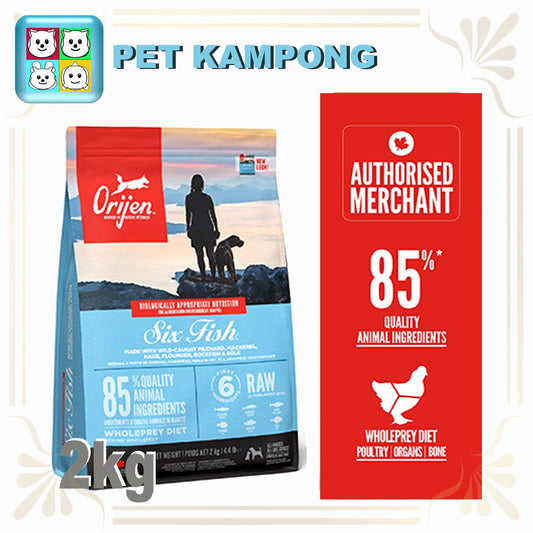 Orijen Dog Six Fish 2kg (Buy 2> extra 5% off)