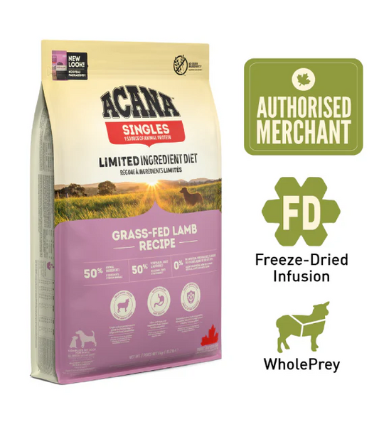 ACANA Dog Freeze-Dried Infused Grass-Fed Lamb 6.0kg