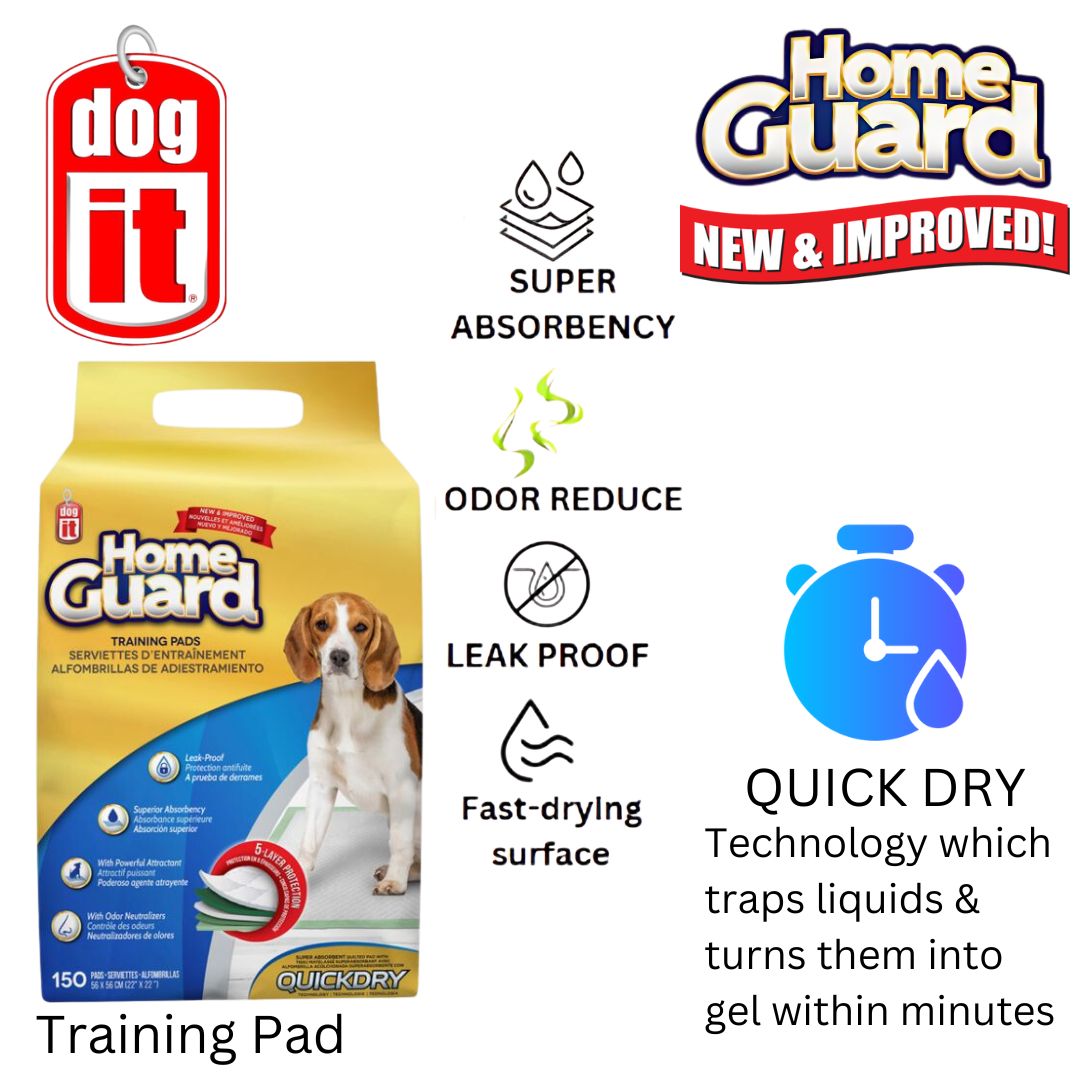 Dogit Home Guard Training Pads Value Pack 150pc (70598)