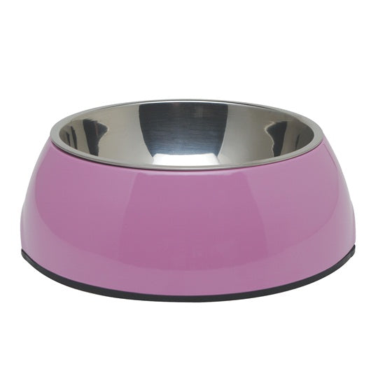 Dogit 2-in-1 Dog Dish Pink - Available in X-Small, Small, Medium & Large