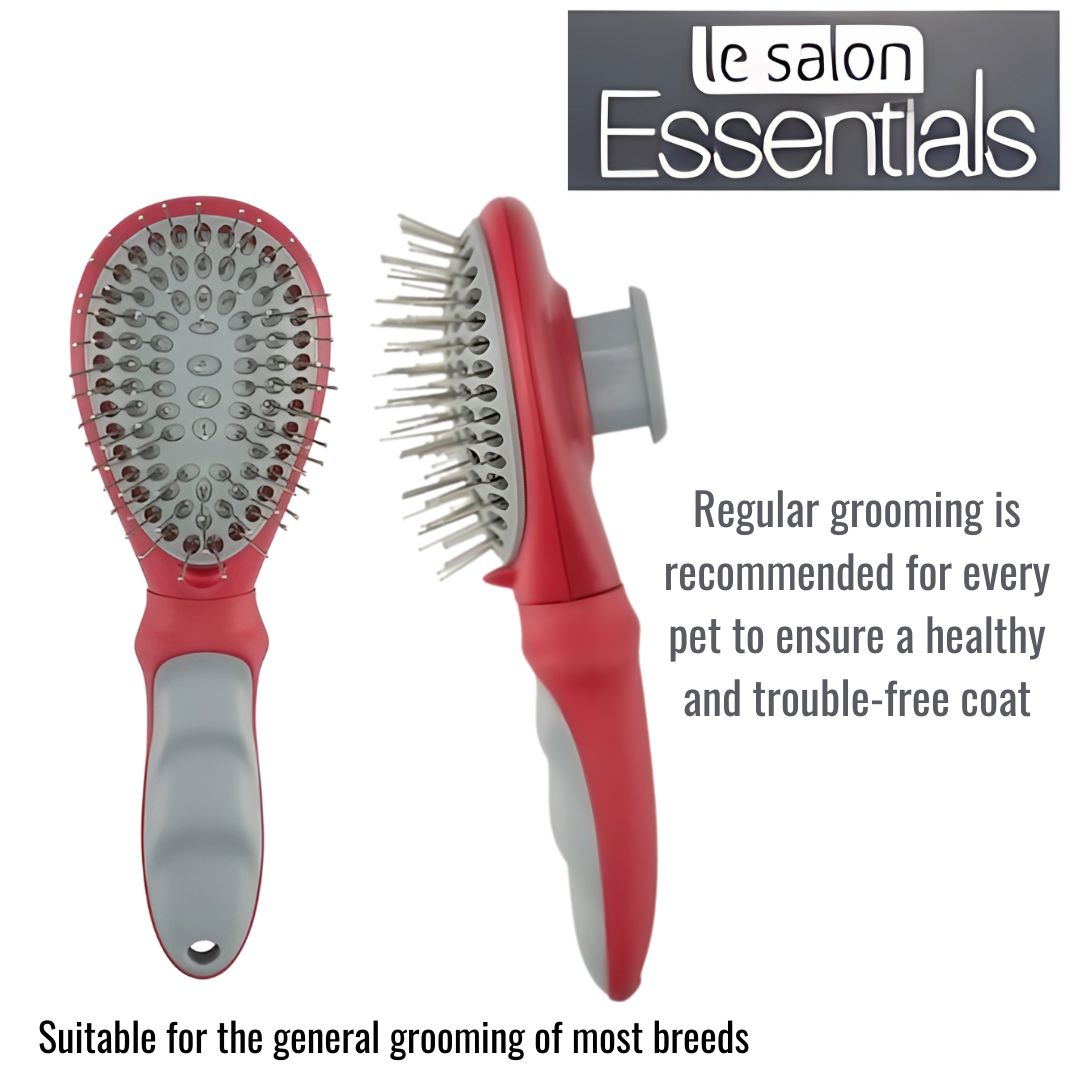 Le Salon Essentials Dog Self-Cleaning Pin Brush 91263