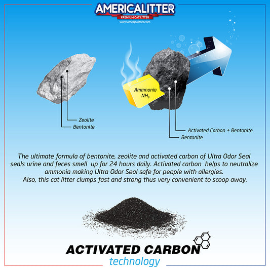 American Litter Ultra Odour Seal Clumping Cat Litter 10L