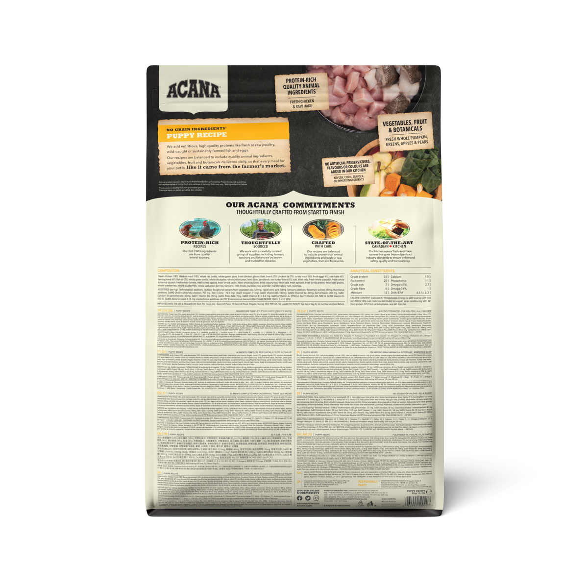 ACANA Dog Freeze-Dried Coated Puppy 2.0kg