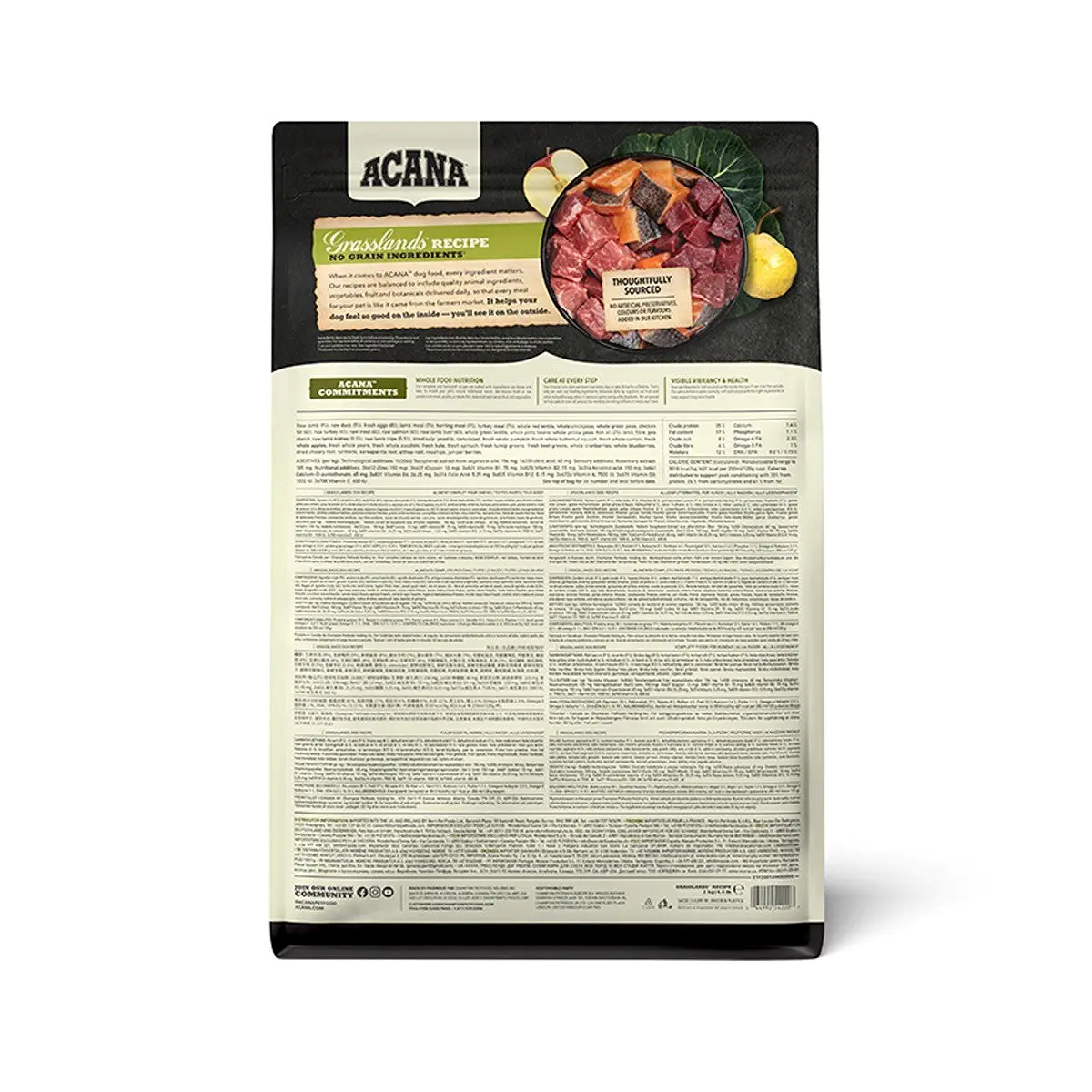 ACANA Dog Freeze-Dried Infused Grasslands Dog 2.0kg