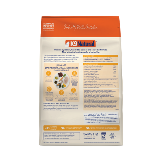 K9 Natural Freeze Dried Chicken Feast