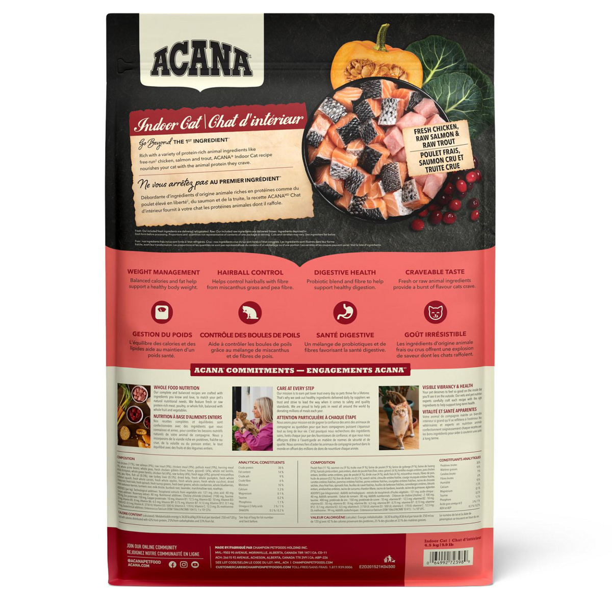 ACANA Cat Freeze-Dried Coated Indoor 4.5kg