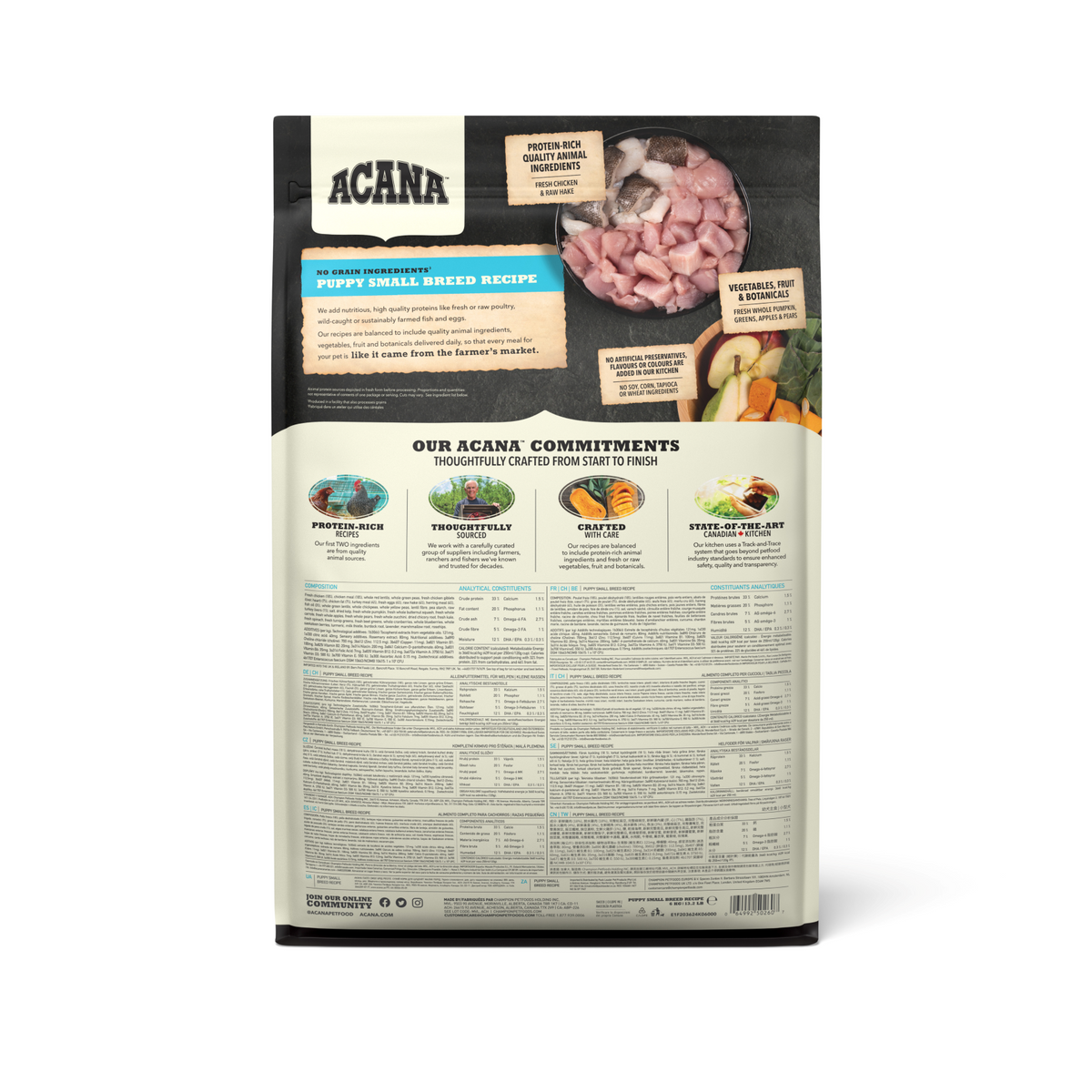 ACANA Dog Freeze-Dried Coated Puppy Small Breed 2.0kg