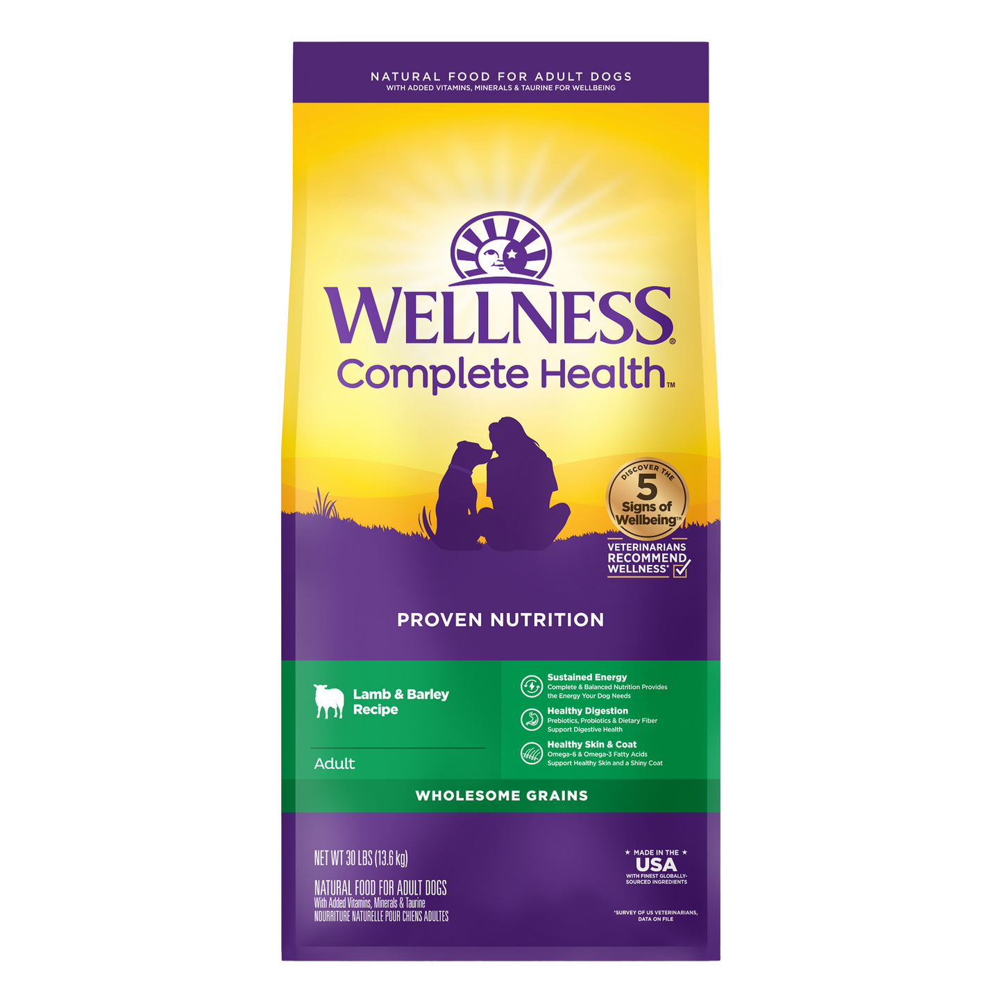 Wellness Complete Health Lamb & Barley Recipe (New Look)