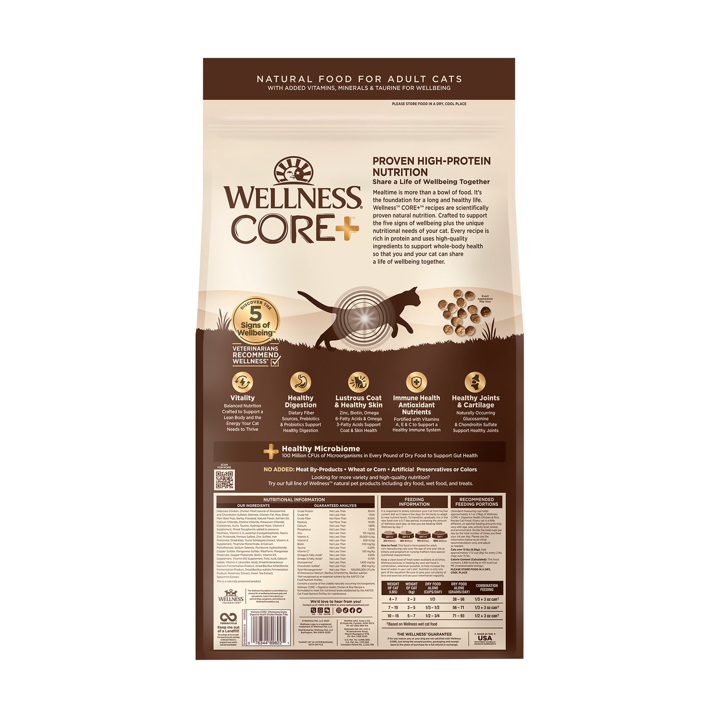 Wellness Cat Core Grain Free Indoor Chicken  5lbs & 11lbs