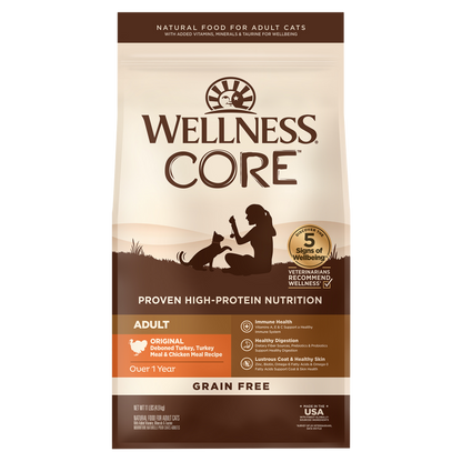 Wellness Cat Core Grain Free Original 5lbs & 11lbs