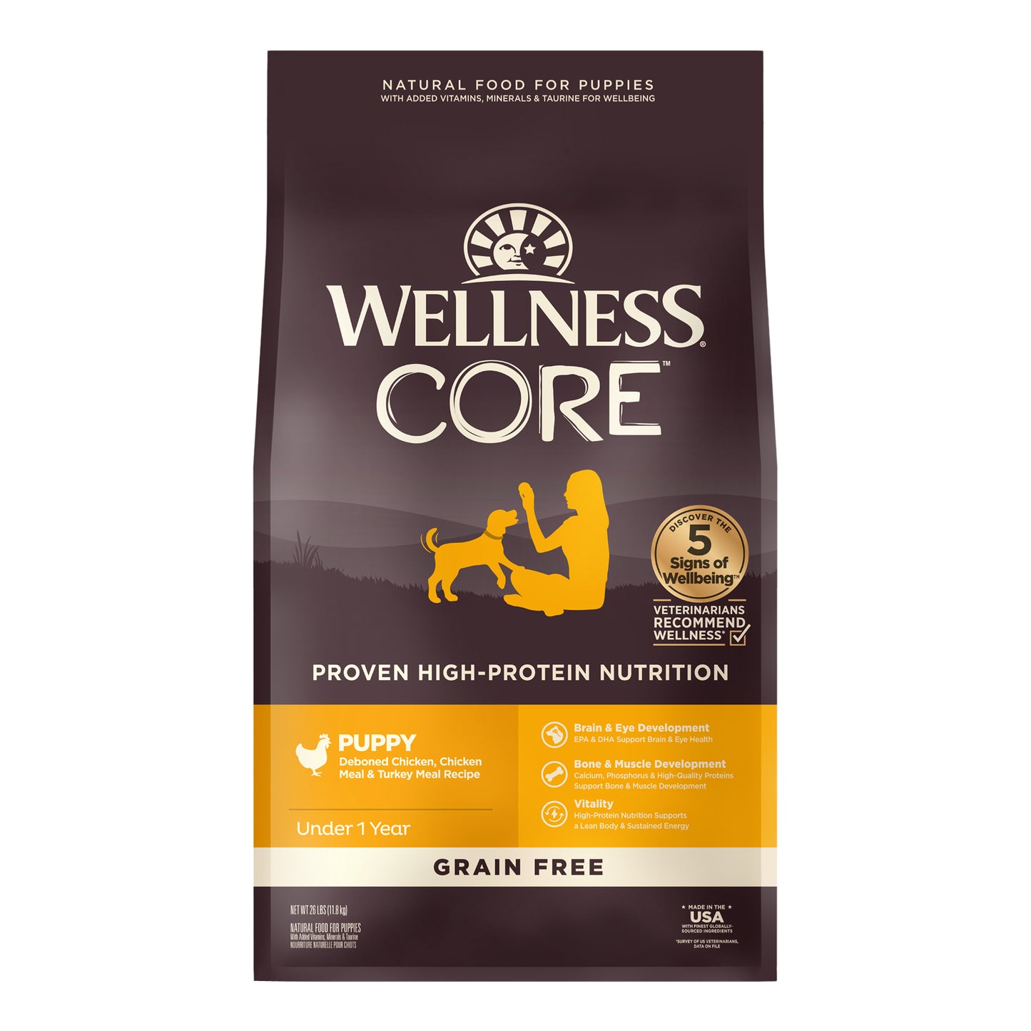 Wellness Core Grain Free Puppy - Available in 4lbs, 12lbs & 24lbs