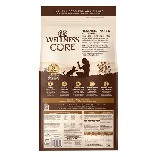 Wellness Cat Core Grain Free Turkey 5lbs & 11lbs