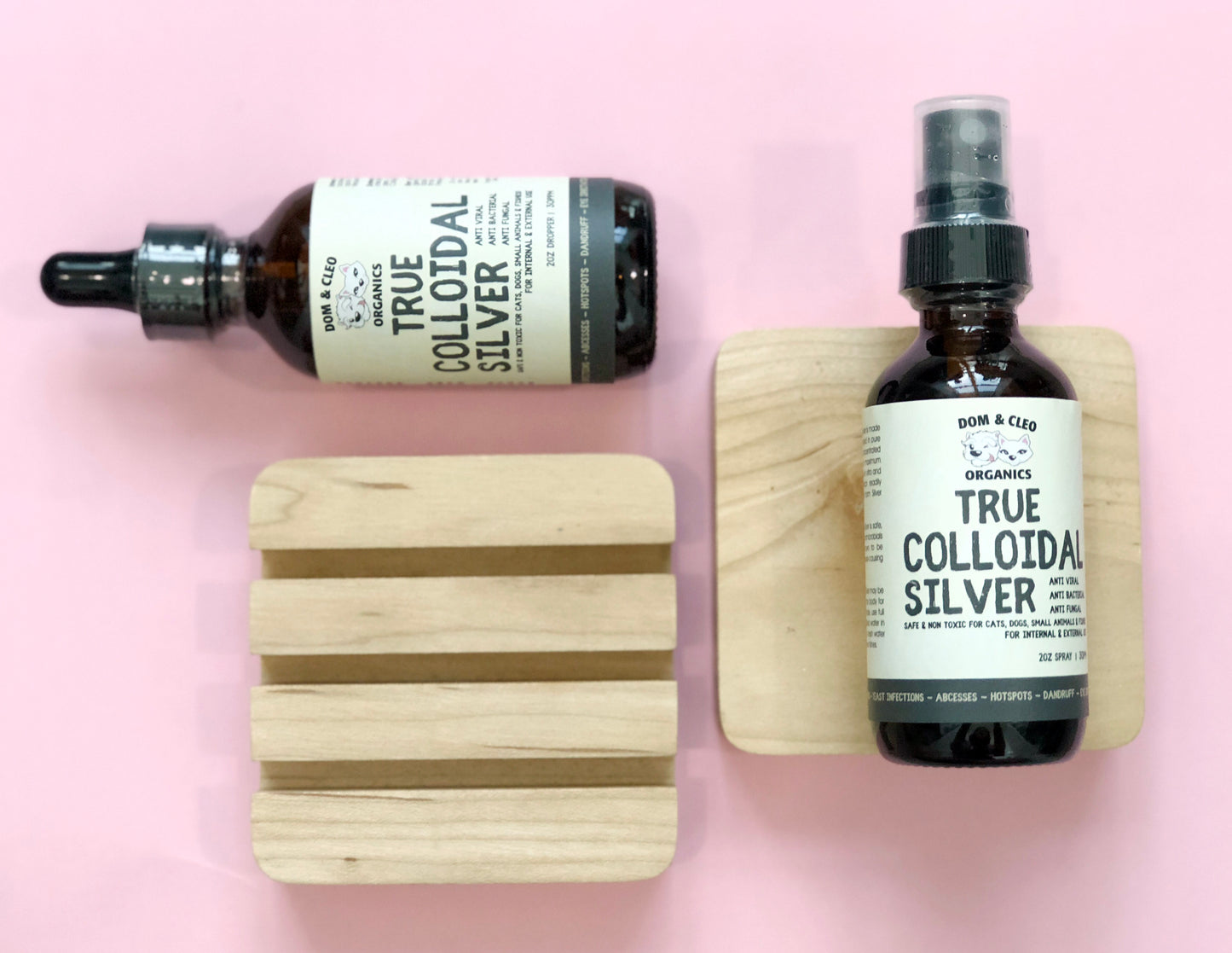 Dom & Cleo Colloidal Silver Dropper For All Pets 2oz