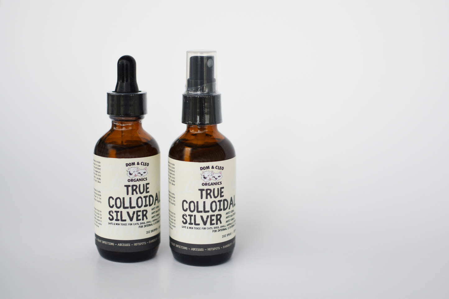 Dom & Cleo Colloidal Silver Dropper For All Pets 2oz