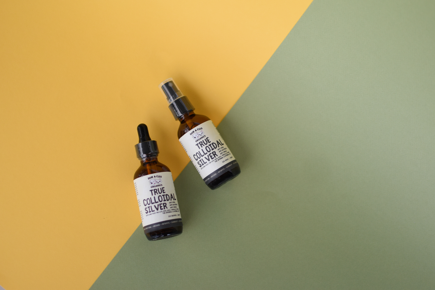 Dom & Cleo Colloidal Silver Dropper For All Pets 2oz