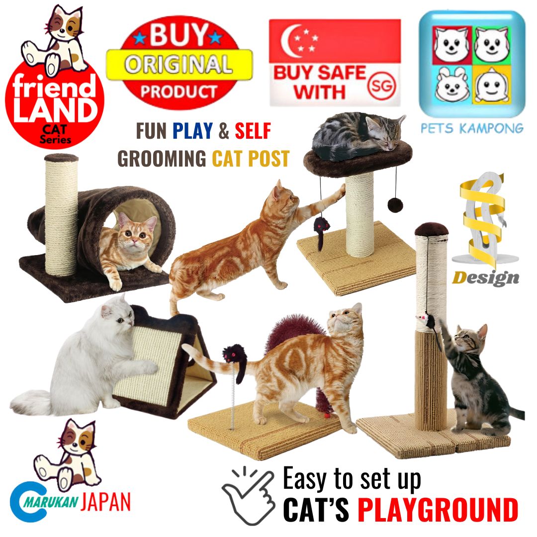 Marukan Foldable Scratch Tower for Cats - S (CT265)