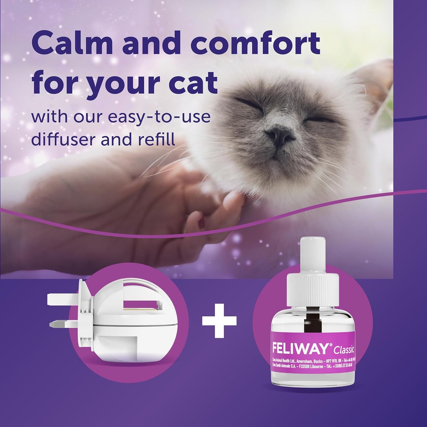Feliway Classic Plug In Diffuser Starter Kit 48 ml