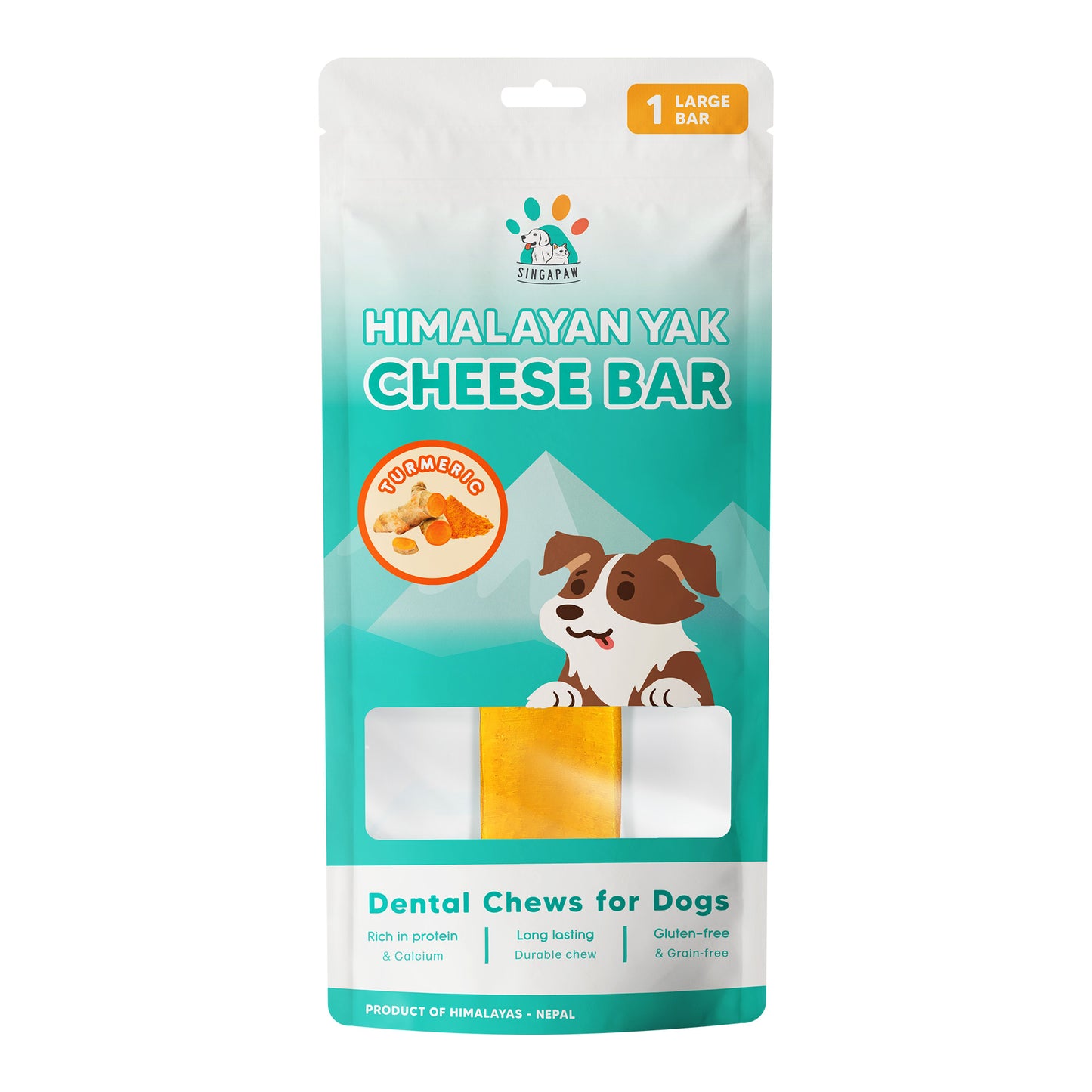 SINGAPAW Himalayan Cheese Bar Turmeric