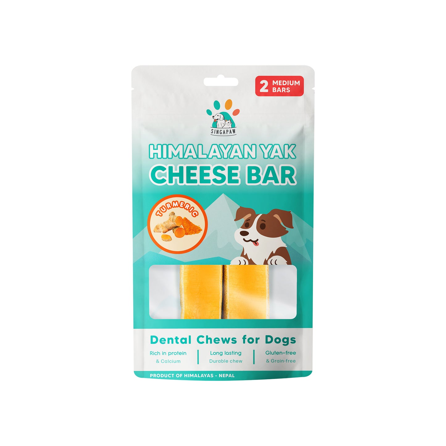 SINGAPAW Himalayan Cheese Bar Turmeric