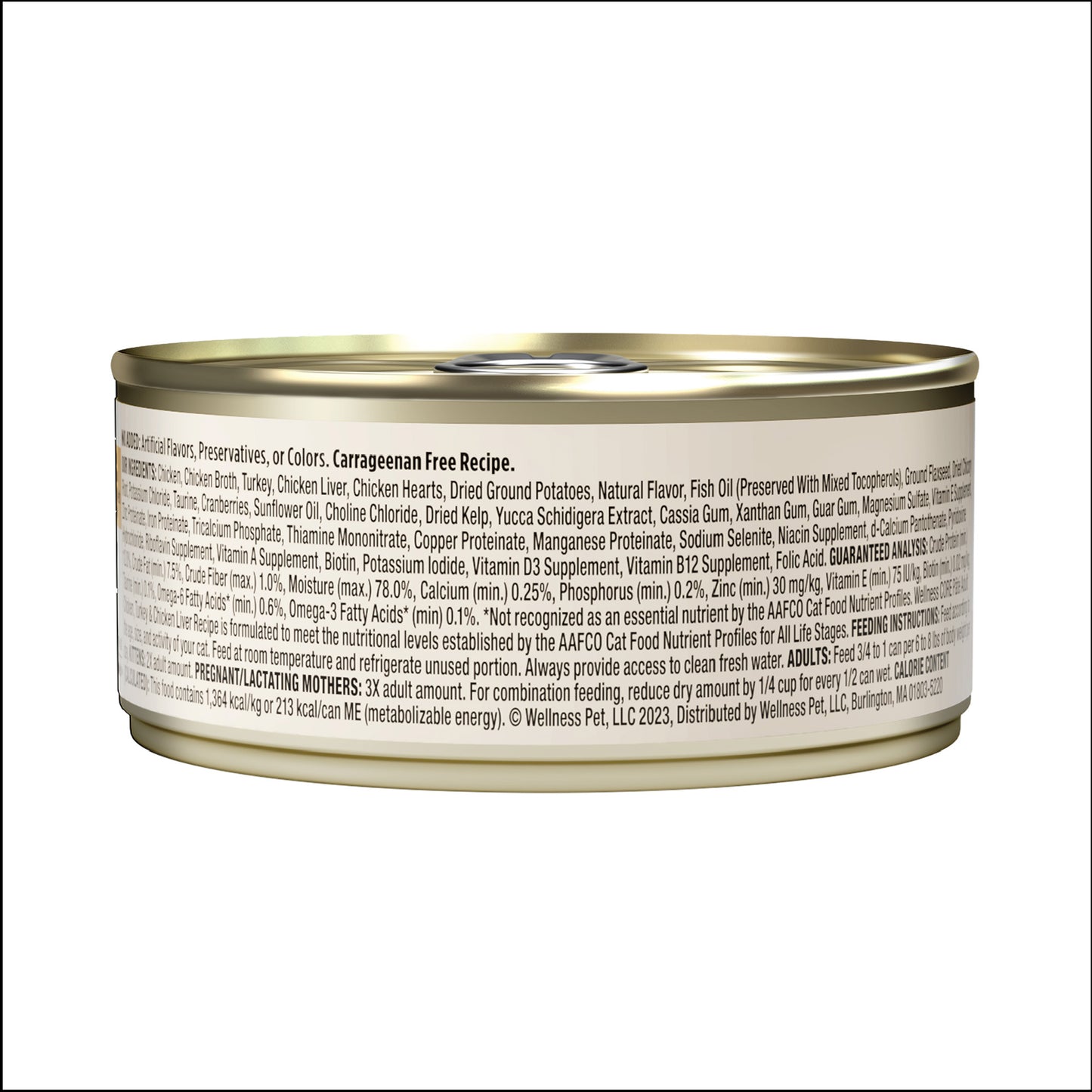Wellness Cat Canned CORE® Pâté Chicken, Turkey & Chicken Liver 5.5oz