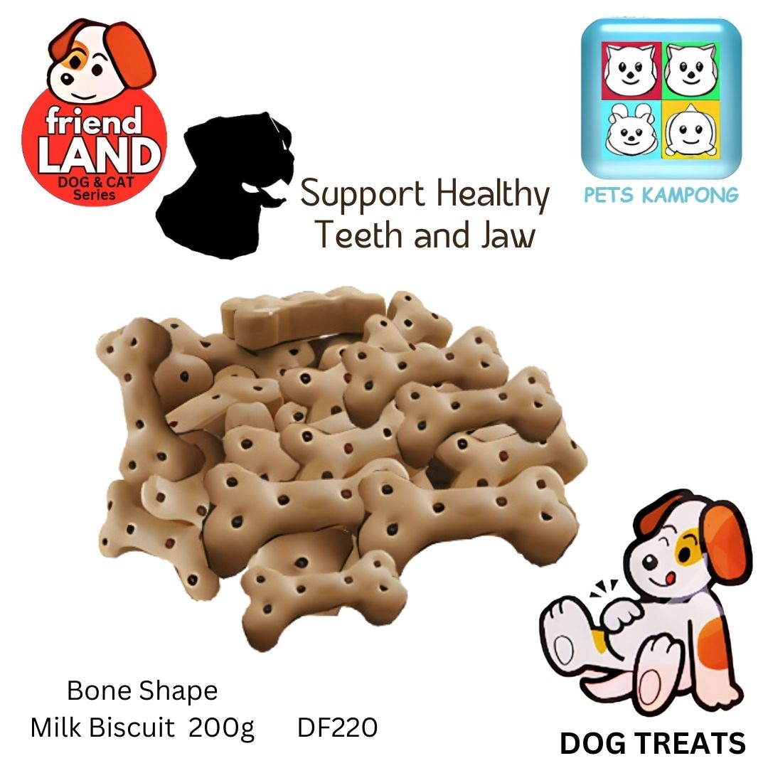 Marukan Bone Shape Milk Cookies for Dogs 200g