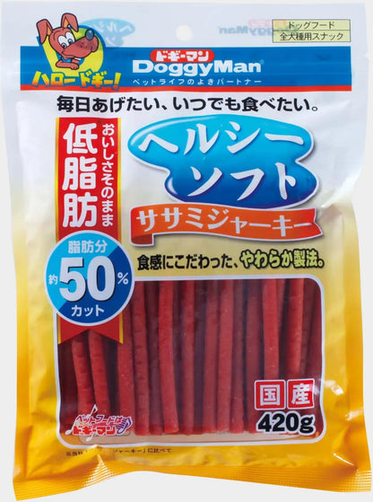 DoggyMan Healthy Soft Sasami Jerky 420g