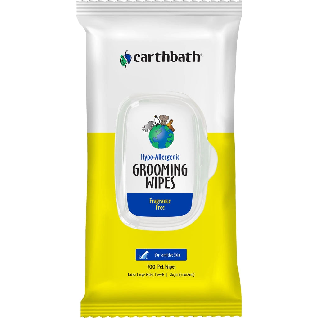 Earthbath Wipes Hypo-Allergenic 100 pieces