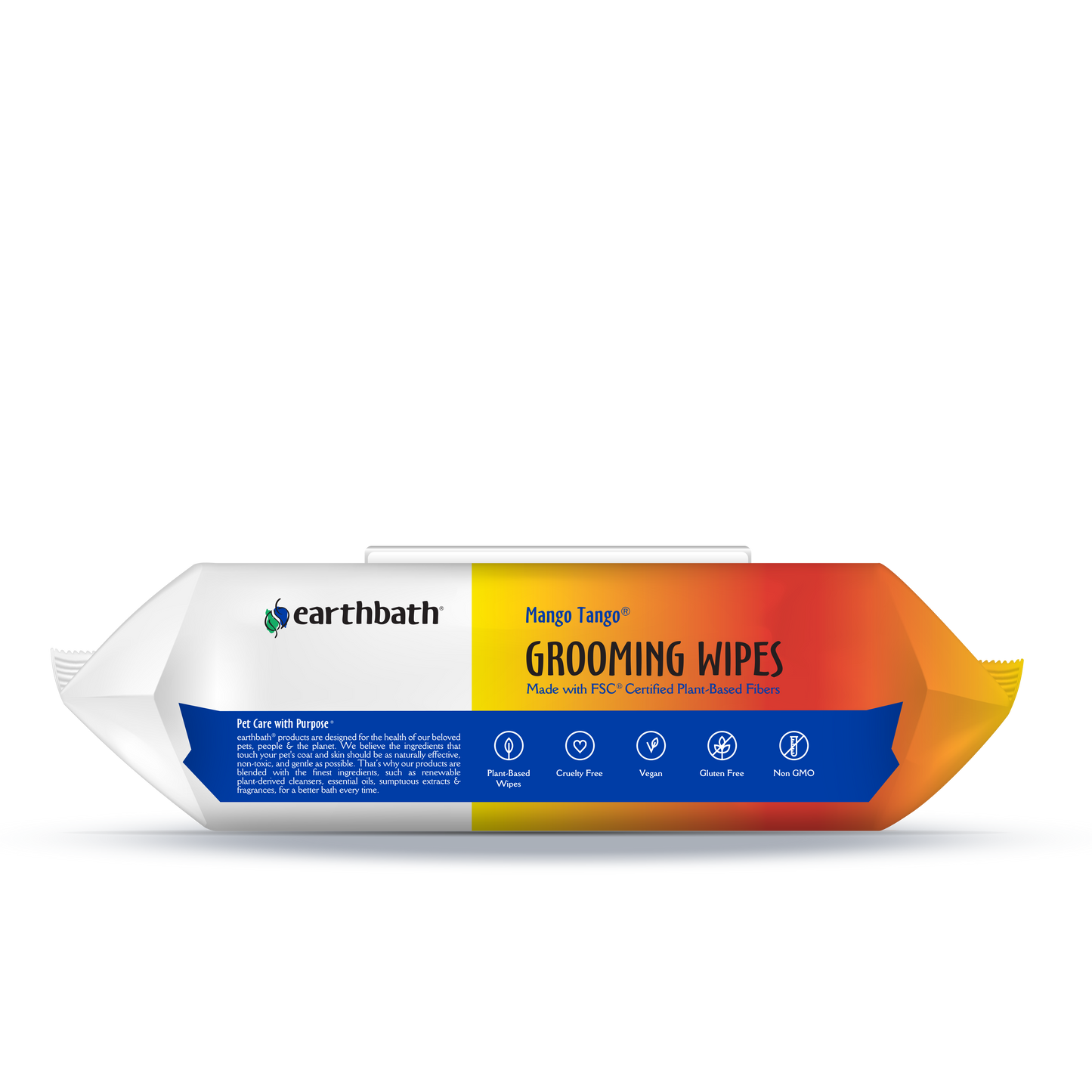 Earthbath Wipes Mango Tango 100 pieces