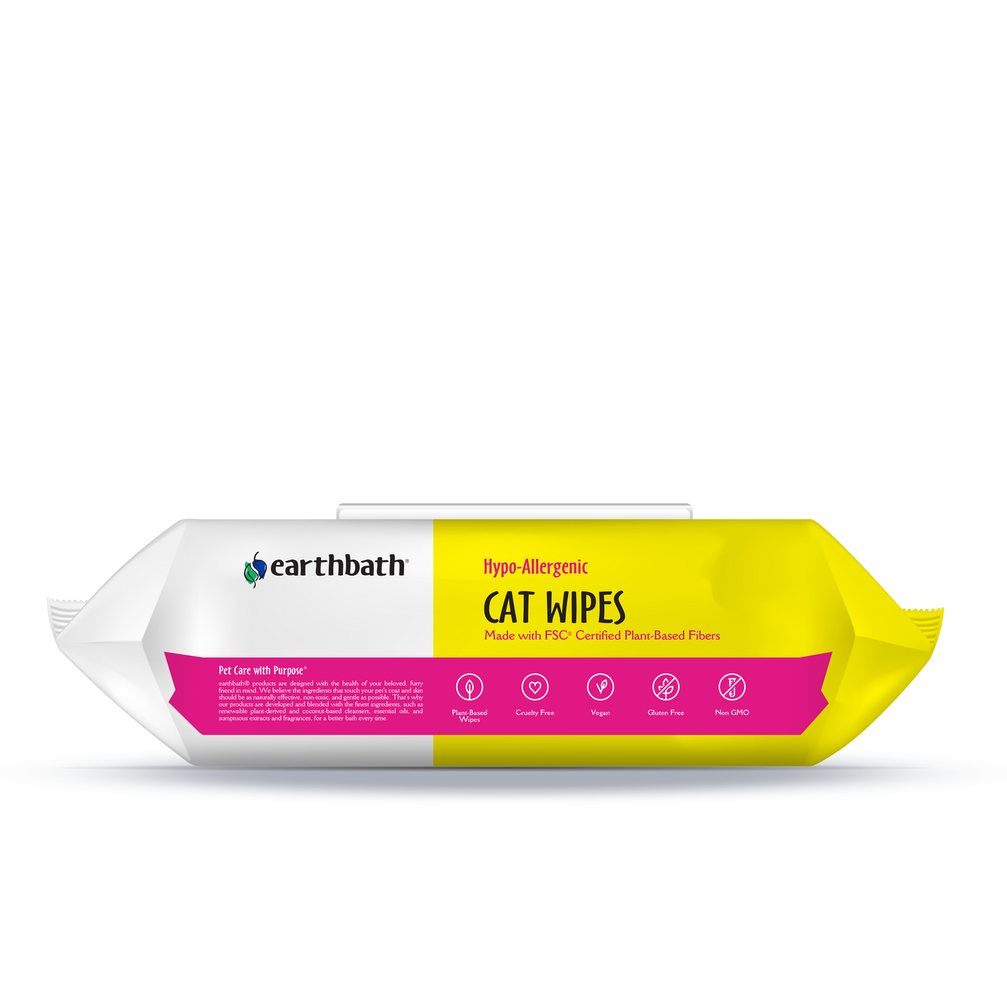 Earthbath Wipes Cat Hypo-Allergenic 100 pieces