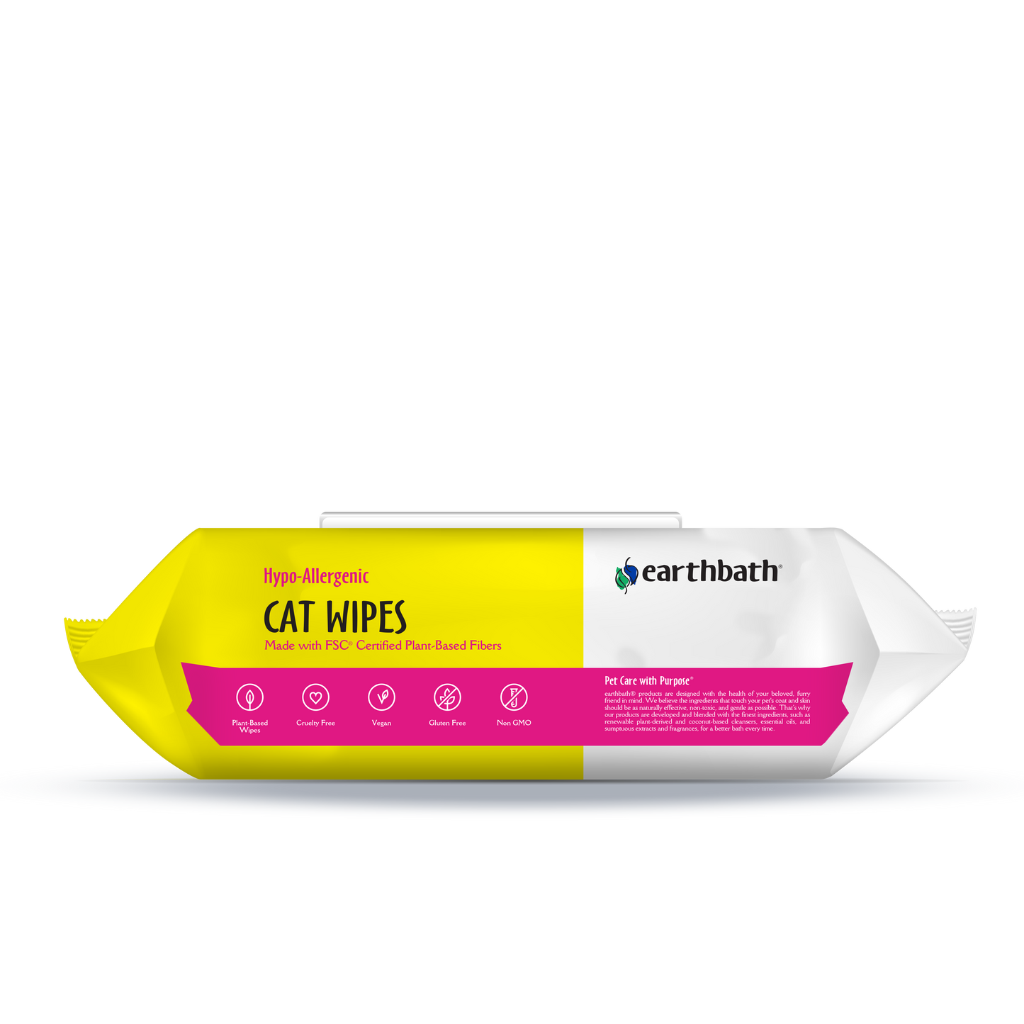 Earthbath Wipes Cat Hypo-Allergenic 100 pieces