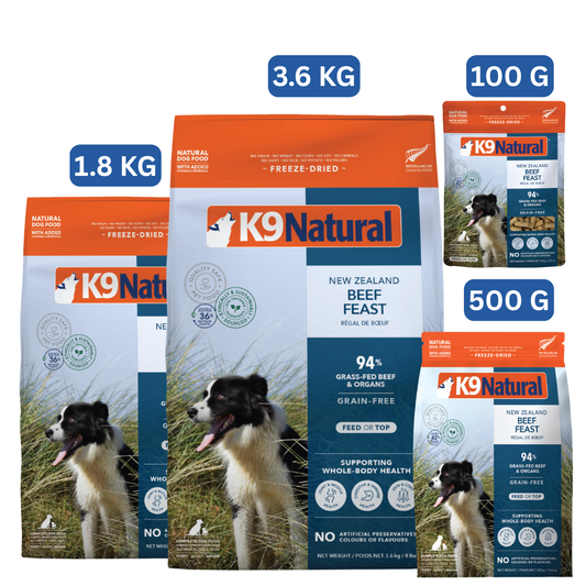 K9 Natural Freeze Dried Beef Feast [Any 2 extra 5% off]