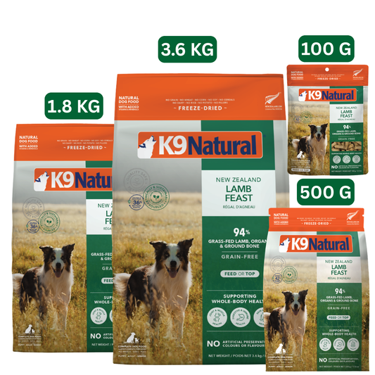 K9 Natural Freeze Dried Lamb Feast [Any 2 extra 5% off]