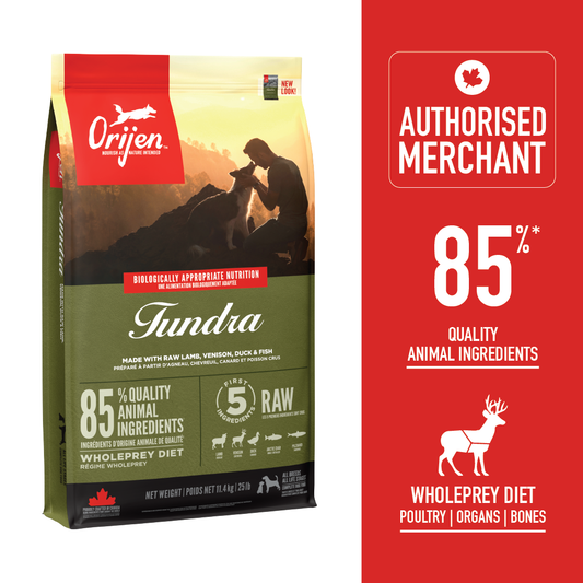 Orijen Dog Tundra 11.4kg (BUY 1 FREE 1)