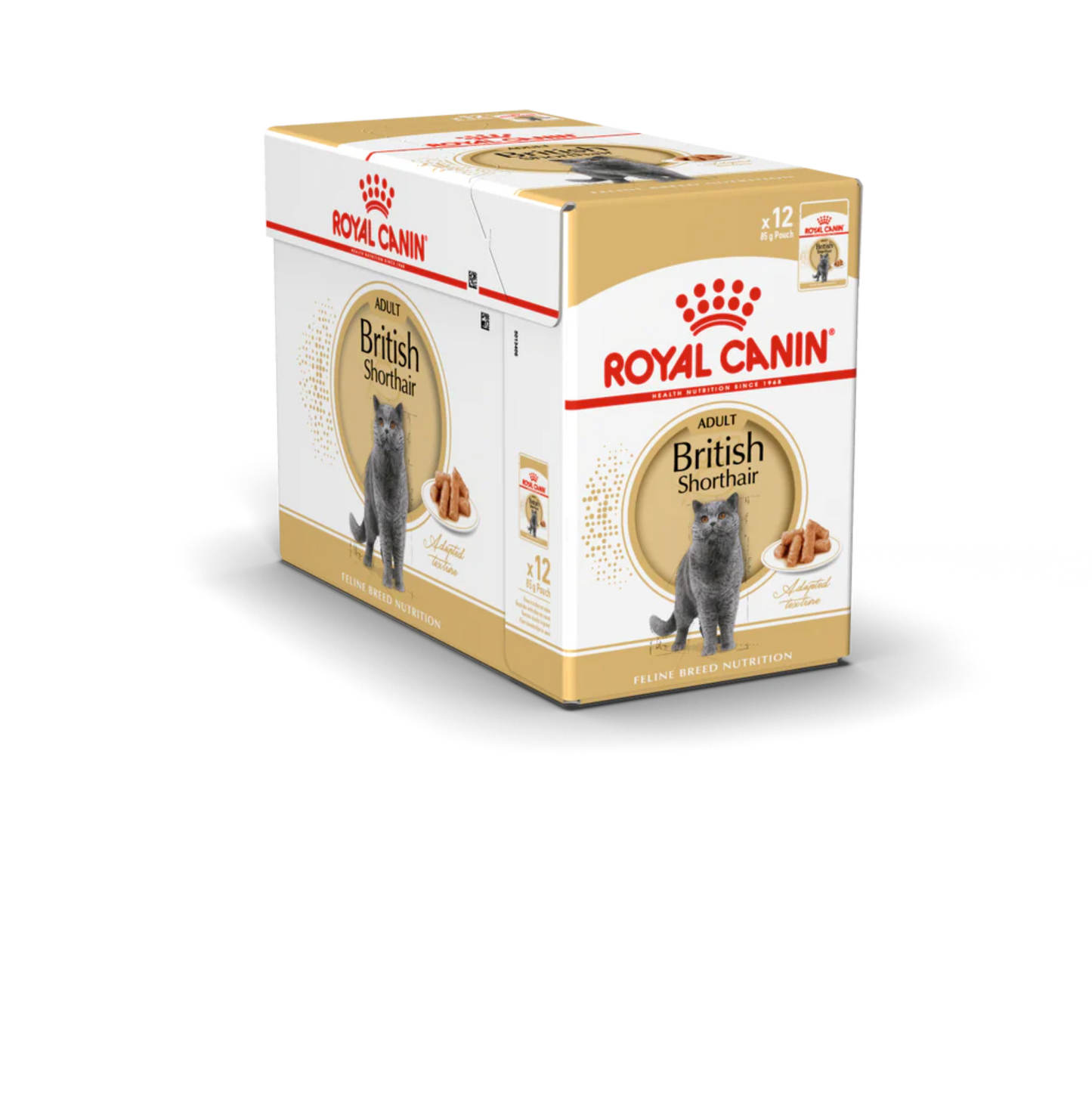 Royal Canin Feline Pouch British Shorthair Adult Chunks In Gravy [85g x 12]