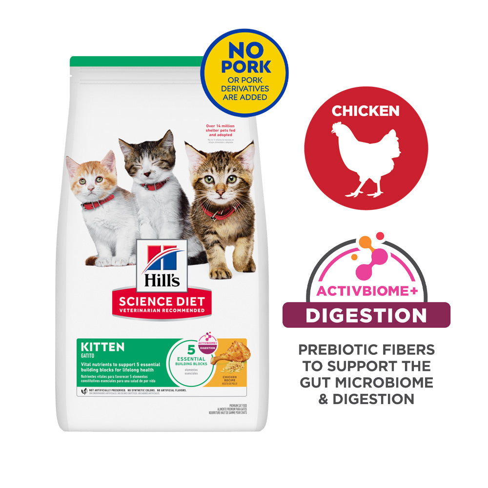 Hill's Science Diet Feline Kitten Chicken Recipe 3.5lbs