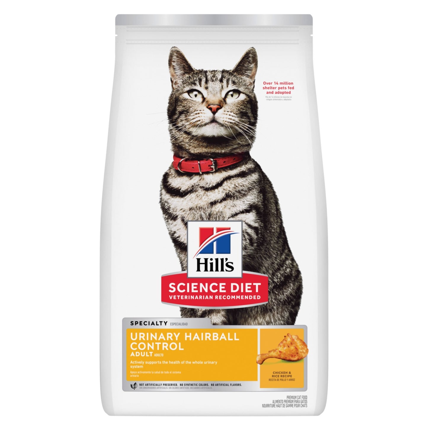 Science Diet Feline Adult Urinary & Hairball Control 3.5 lbs