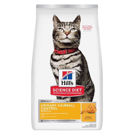 Science Diet Feline Adult Urinary & Hairball Control 3.5 lbs