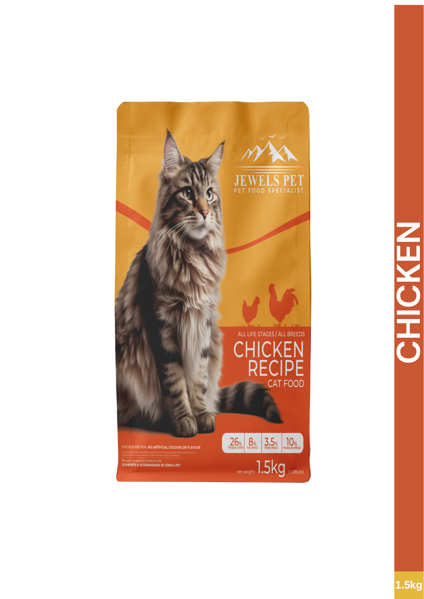 Jewels Pet Qute Cat Chicken Recipe Dry Food