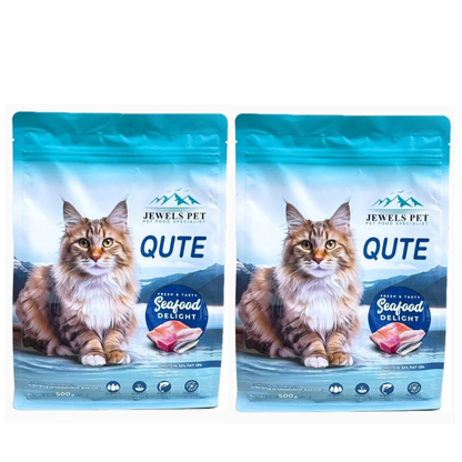 Jewels Pet Qute Cat Food 500g [BUT 1 FREE 1]