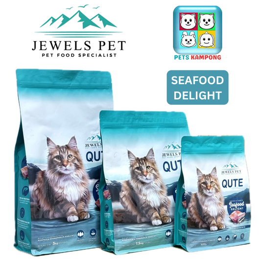Jewels Pet Qute Cat Seafood Delight Dry Food