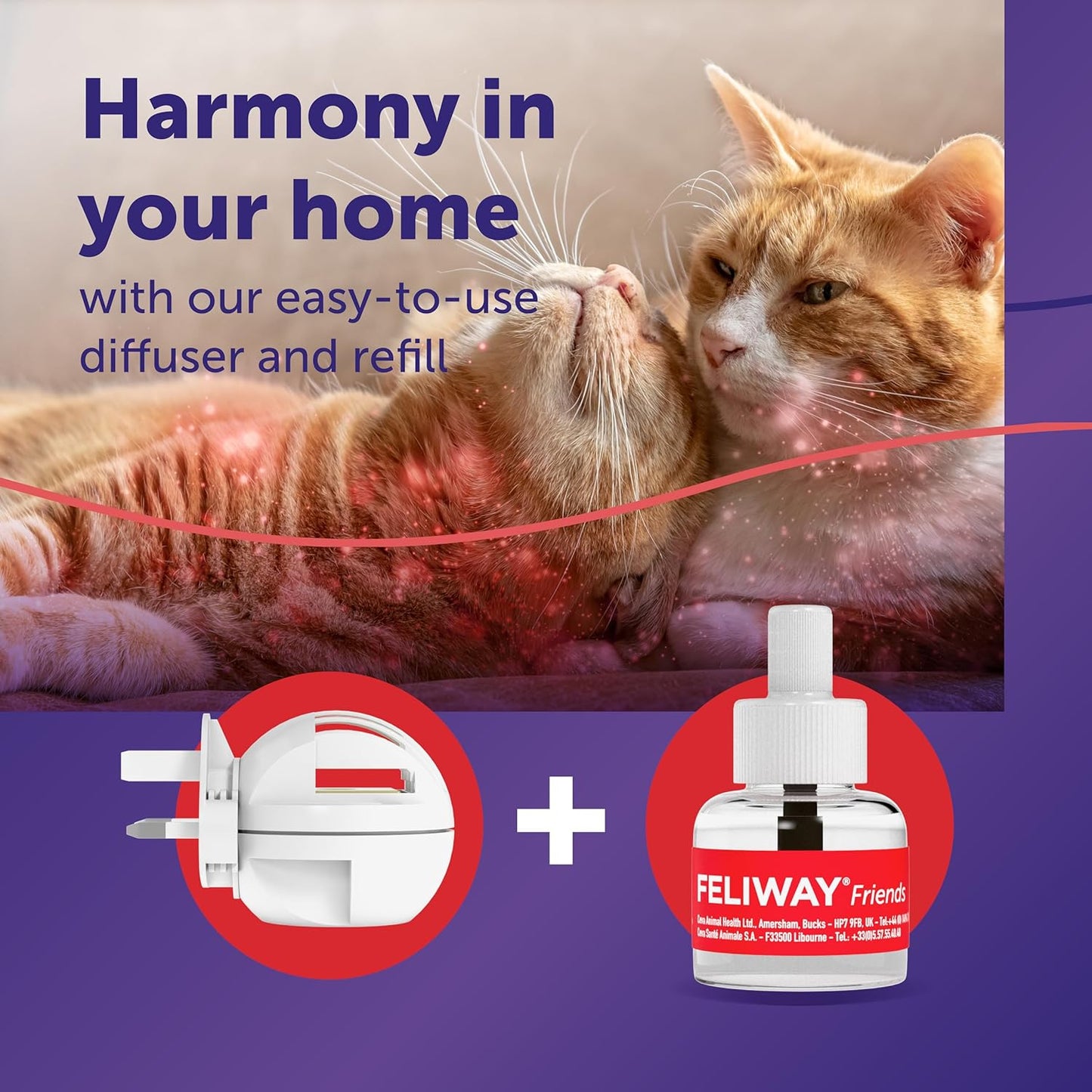 Feliway Friends Plug In Diffuser Starter Kit 48 ml