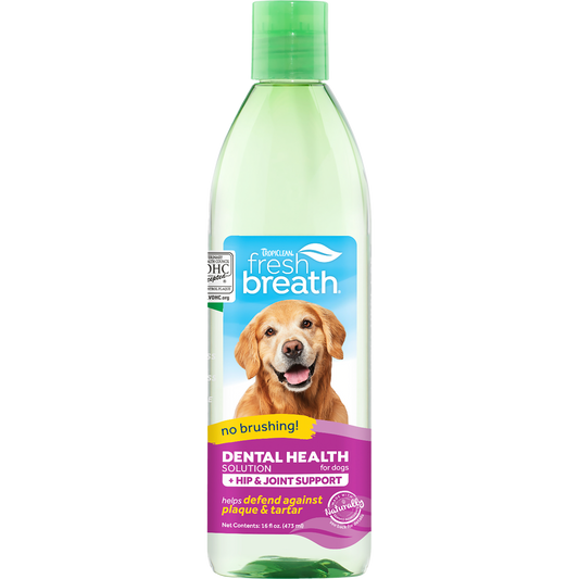 Tropiclean Fresh Breath Water Additive + Plus Hip & Joint 16oz