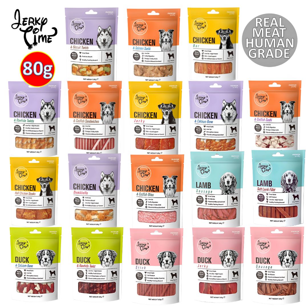 Jerky Time Chicken Dumbbells for Dogs 80g (JT810667)