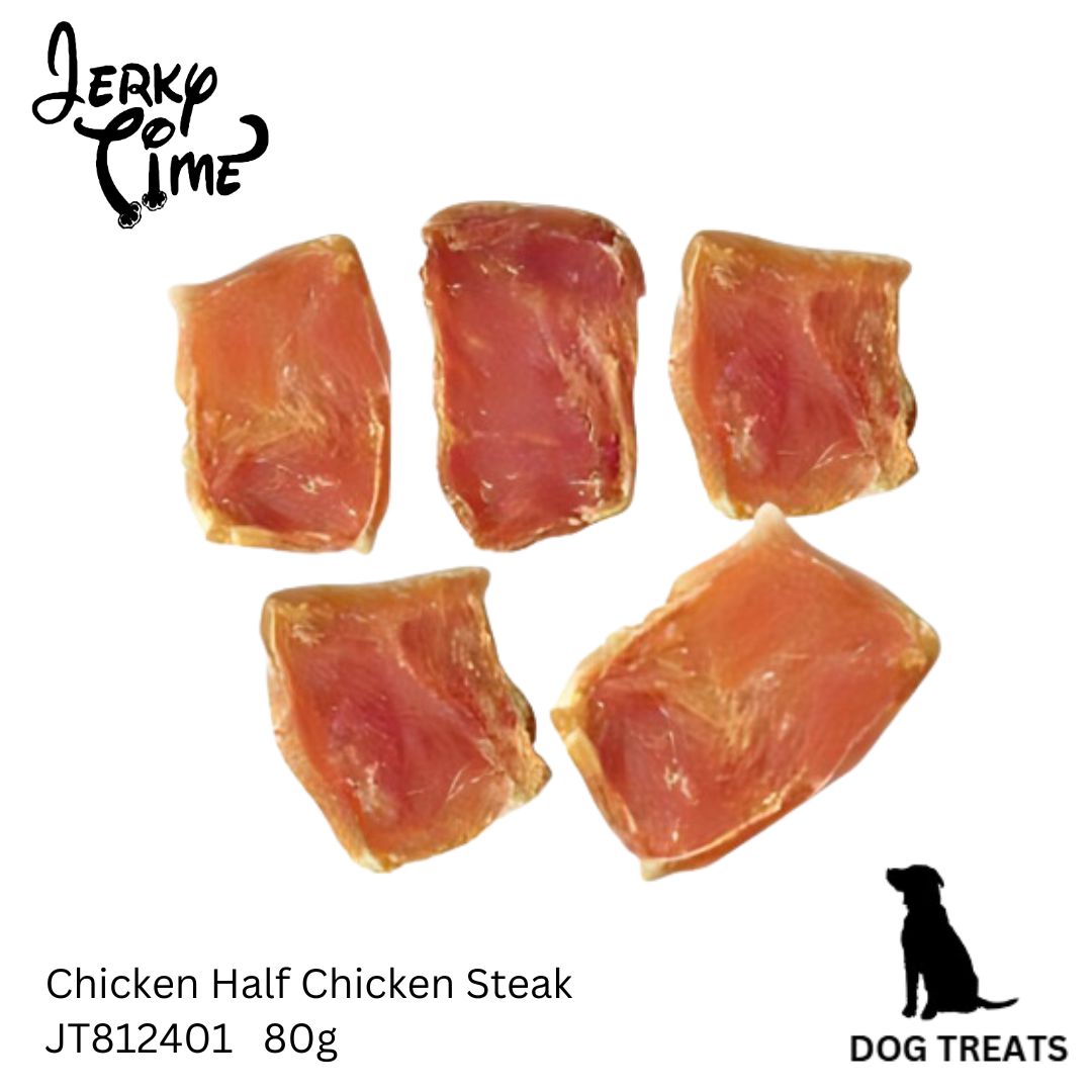 Jerky Time Dried Half Chicken Steaks for Dogs 80g (JT812401)
