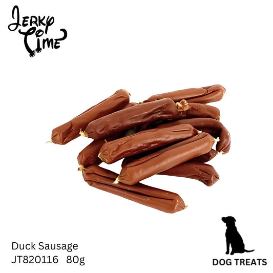 Jerky Time Dry Duck Sausage for Dogs 80g (JT820116)
