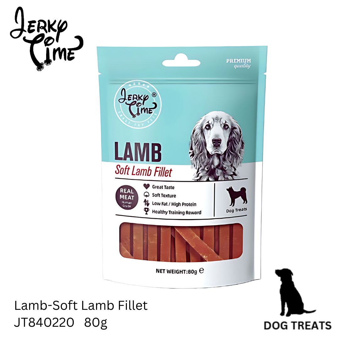Jerky Time Soft Lamb Fillet for Dogs 80g (JT840220)