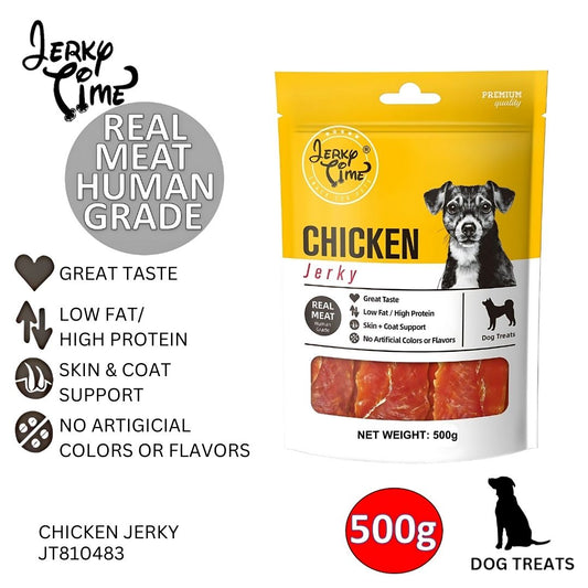 Jerky Time Dry Chicken Jerky for Dogs 500g (JT810483)
